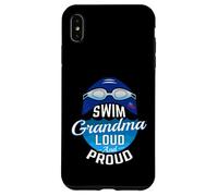 Swim Grandma Goggles American Flag Swimmer Design Case for iPhone XS Max
