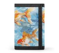 Swim in Water Trifold Wallet Trifold Wallets for Men Women Slim Wallet Mens Wallet Trifold Front Pocket Wallet | Versatile Wallets with 8 Credit Card Holder, style, One Size