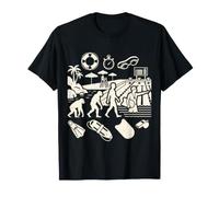 Swim Instructor Evolution Swimming Teacher Pool Coach Design T-Shirt