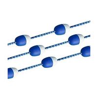 Swim Lane Divider 10ft/30ft/50ft, Inground Pool Safety Floating Rope, Equipment To Divide Swim Race Lanes, Blue White Buoy Ball & Nylon Rope