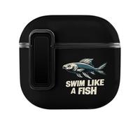 Swim Like A Fish Slim Compatible with Airpods 4 Case Protective Hard Cover Skin