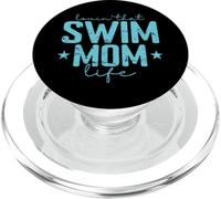 Swim Mom Life Slogan PopSockets PopGrip for MagSafe