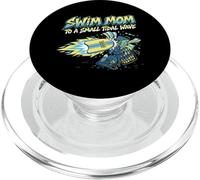 Swim Mom To A Small Tidal Wave Competitive Swimmer PopSockets PopGrip for MagSafe