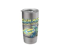 Swim Mom to A Small Tidal Wave Competitive Swimmer Stainless Steel Insulated Tumbler