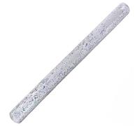 Swim Noodles, 65x7.9" Inflatable Pool Noodles with Confetti, Sparkle-Filled Pvc Swim Floats for Adults, Pool Beach & Lake, Silver