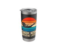 Swim Now Breathe Later Stainless Steel Insulated Tumbler
