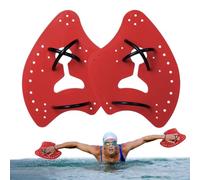 Swim Paddles - Hand Adjustable Training Aid, Lightweight and Sturdy Design, Improved Stamina Strong, Improved Stamina Correct Shape, Advanced Skills for Beginning