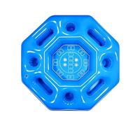 Swim Pool Floating Table - Inflatable Octagonal Entertainment,Swimming Pool Card Game Table | for Backyard Hot Tub Water Park Hotel Women Family Friends Adults Men