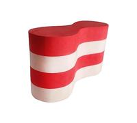 Swim Pull Float 4 Layers Pull Buoy Leg Float for Adults, Soft Swimming Float Pool Training Aid for Legs and Hips Support- Red
