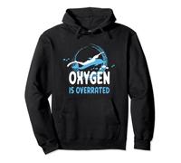 Swim Quote Swimming Coach Oxygen Is Overrated Pullover Hoodie