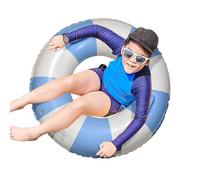Swim Ring - Anti Rollover Float Tube, Durable Pool Inflatable | Thickened PVC Material, Easy Grip Handle Ring for Adults with Balance Support for Summer Holiday Water Fun Beach Enjoyment Use Item