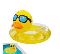 Swim Ring Swimming Donut Float | Sequins Duck Shape Inflatable Swimming Ring for Kids Adults Girls Boys Beach Summer River Lake Travel Party