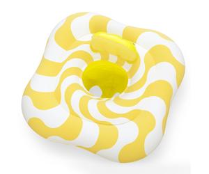 Swim Safe 31" x 31"/79cm x 79cm Comfort Plush Wavy Square 2-Ring Bab (US IMPORT)