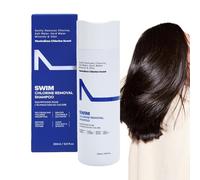 Swim Shampoo,Hair Cleanser Buildup Removal Chlorine Shampoo - Gentle Non Greasy Swimmers Hair Care for Adults Men Women Teen Family