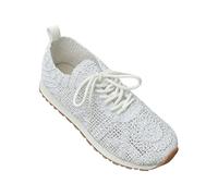 Swim Shoes Ladies Black Punched Open Toe Flower Casual Shoe Memory Foam Sneaker Black Size UK Ladies