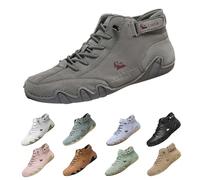 Swim Shoes Men Barefoot Shoes Waterproof Pain Relieving Shoe Men's Trainers Orthopaedic Arch Support Breathable Shoe Mountain Experts Outdoor Leisure Sneakers (Grey, 6)