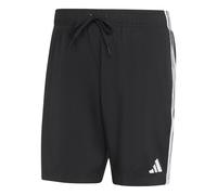 adidas Men's 3 Stripes Swim 8 Inch Swimwear, Black/White, XL