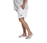 Urban Classics Men's Block Swim Trunks, White, 3XL