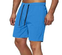 Swim Shorts Men Plain Quick Drying Swimming Trunks Elasticated Waist Board Shorts with Pockets Outdoors Sports Holiday Beach Pools Surfing Boardshorts Summer Casual Short Pants Beachwear