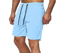 Swim Shorts Men Plain Quick Drying Swimming Trunks Elasticated Waist Board Shorts with Pockets Outdoors Sports Holiday Beach Pools Surfing Boardshorts Summer Casual Short Pants Beachwear