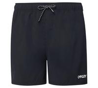 Oakley Beach Volley 16" Swim Shorts Dark Blue White Logo - L