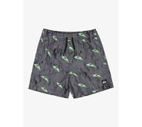 Swim Shorts Printed black / green