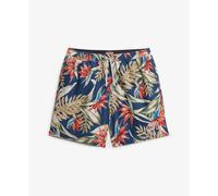 Superdry Hawaiian Print 16´´ Swimming Shorts Blue S Men