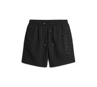Superdry Premium Embroidered 17´´ Swimming Shorts Black S Men