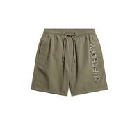 Superdry Premium Embroidered 17´´ Swimming Shorts Green S Men