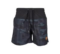 Urban Classics - Men's Swim Trunks - Block - Black/Dark Camo - S