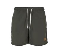 Urban Classics Men's Swim Shorts Block - Olive/Olive - M