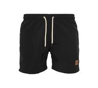 Urban Classics – Men's Block Swim Shorts Trunks – Black/Black – XS