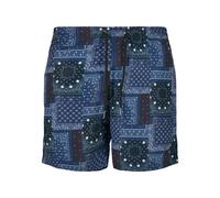 Urban Classics Pattern Swimming Shorts Blue XL Men