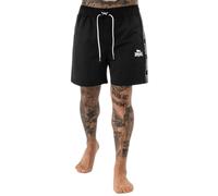 Lonsdale Men's Kirbuster Swimming Trunks, Black/White, 3XL