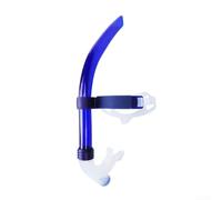 Swim Snorkel Centre Mount Breathing Tube for Swim - PC Silicone for Freestyle for endurance Practice Yellow 40cm(Blue)