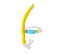 Swim Snorkel Centre Mount Breathing Tube for Technique Boosting - Lightweight Pool Snorkel for Endurance Training Yellow 40cm(Yellow)