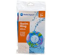 Swim & Splash Kids' Swimming Ring, 60cm, Sea Life Design, Ages 3+, for Pool Beach Garden