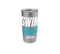 Swim Squad 2026 Team Matching Group Design Stainless Steel Insulated Tumbler