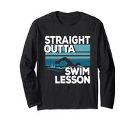 Swim Teacher Design for A Humorous Swimming Instructor Long Sleeve T-Shirt