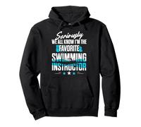 Swim Teacher Design For A Humorous Swimming Instructor Pullover Hoodie