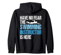 Swim Teacher Design For A Humorous Swimming Instructor Zip Hoodie