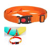 Swim Training Belt with Lifebuoy Strap, Adjustable Waist Belt for Stationary Swimming and Open Water Safety Ideal for Kayak, Paddle, And Pool Training Inflatable Buoy Tow Float Air Bag (Orange）