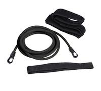 Swim Training Belts Swim Resistance Belt Swimming Equipment Swimming Aids Swim Tether Stationary Swimming Pool Exercise Bungee Cords 4m Black