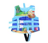 Swim Training Jackets Kids Buoyancy Swimming Vests Children's Float Jacket Boys Girls Zipper Floating Jackets w/Belts Buoyancy Training Vest Toddler's Float Vest Baby Floats (X2-Sky Blue, 6-10 Years)