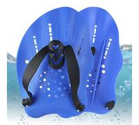 Swim Training Paddles - Adjustable Strap Hand Paddles for Power and Endurance, Portable Lap Swimming Equipment, Strength Builder for Kids Women Men, Lightweight Durable Pool Accessory