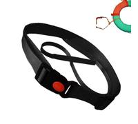 Swim Training Tether - Adjustable Resistance Waist Belt with Secure Pool Leash - Stable Swim Practice Strap for Swimming Pools, Spas, Water Exercise, Endurance Training, Adults, Teens, Fitness Use