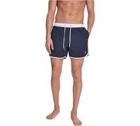Urban Classics Swim Trunks Retro GT Jersey Blue 3XL