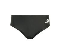 adidas Men's 3 Stripes Swim Trunks, Black/White, XL