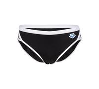 ARENA Men's Solid Color Icons Swim Briefs, Black (Black/White), 46