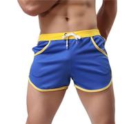 Swim Trunks with Liner Tie Side Drawstring Swimming Shorts with Compression Liner Men's Swim Trunks Casual Running Gym Shorts with Zipper Pockets and Mesh Lining Birthday Gifts Spring Summer Holidays